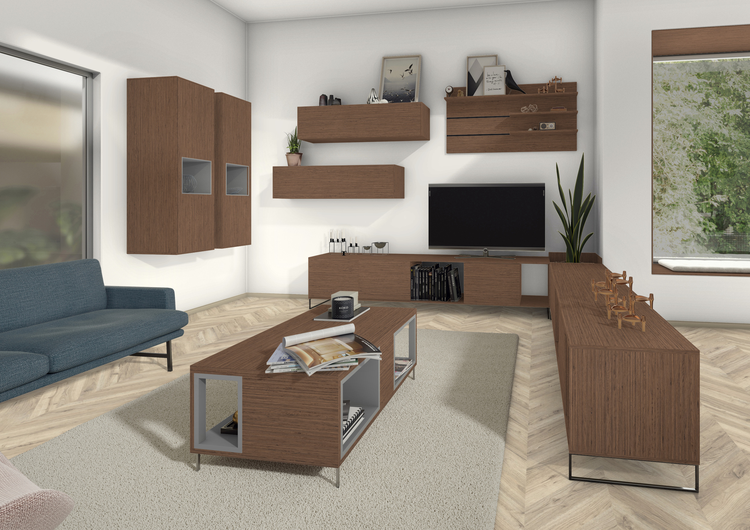 H309 ST12 - Roble Tonsberg Marrón Oscuro: imagen 2