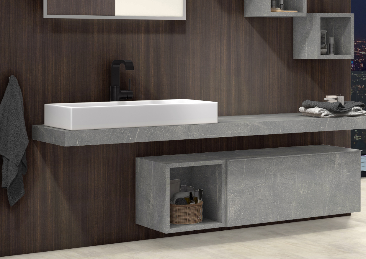 F244 ST76- Marmol Candela Antracita: imagen 2