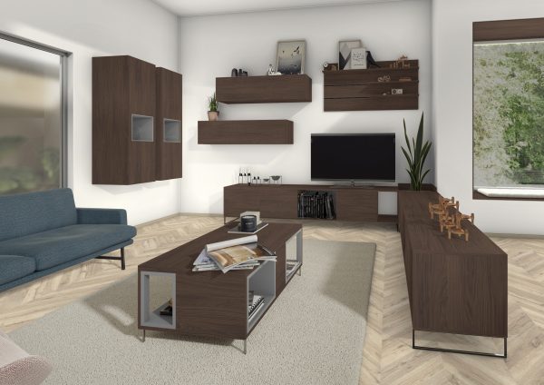 H1369 ST40 - Roble Casella Marrón Oscuro