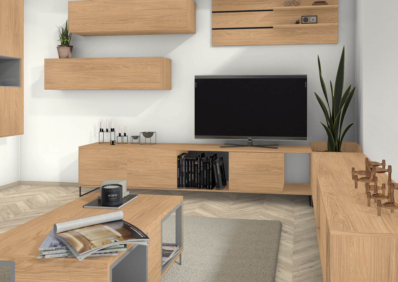 H1385 ST40 - Roble Casella Natural: imagen 2